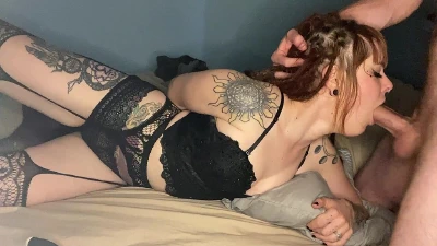 Pawg Round Ass Bouncing During Deepthroat Blowjob - Olivia Jarden